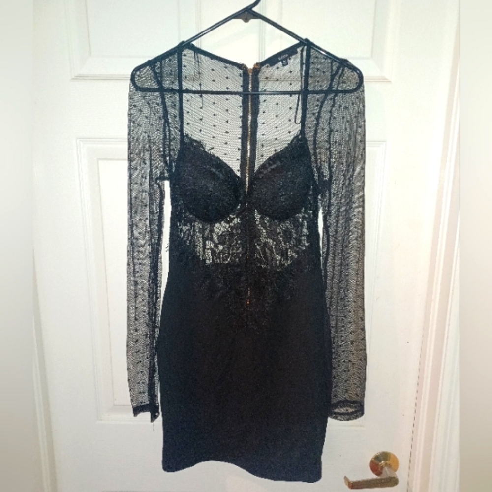 Lace Mini Dress 💋 🖤